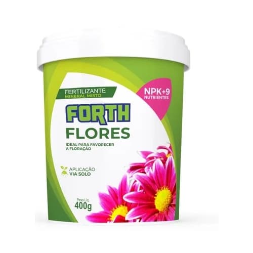 Adubo Fertilizante Forth Flores 400g - Jardineira Completo