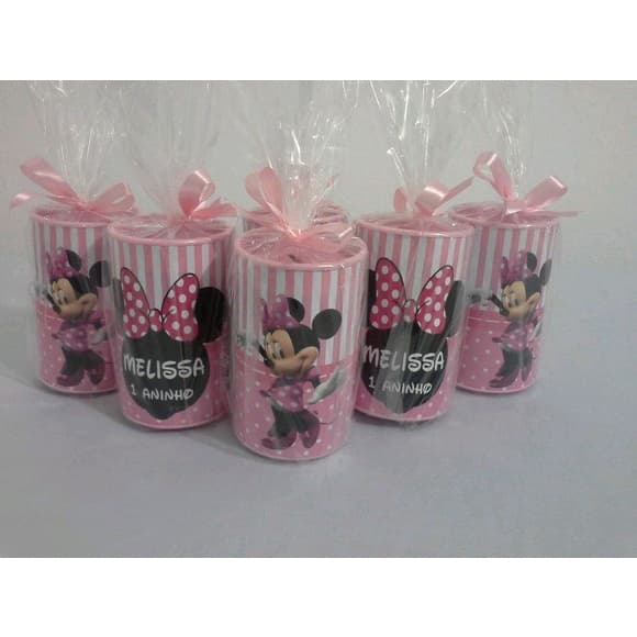 Cofrinho Personalizado Minnie 10 unidades