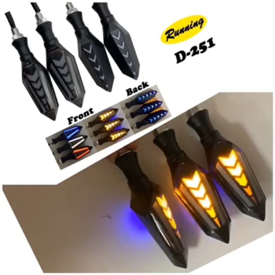 Luzes De Sinalização Para Motocicleta , Modelo De Seta De Corrida , Novo universal De