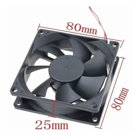 Cooler 24v 80x80x25mm Micro Ventilador