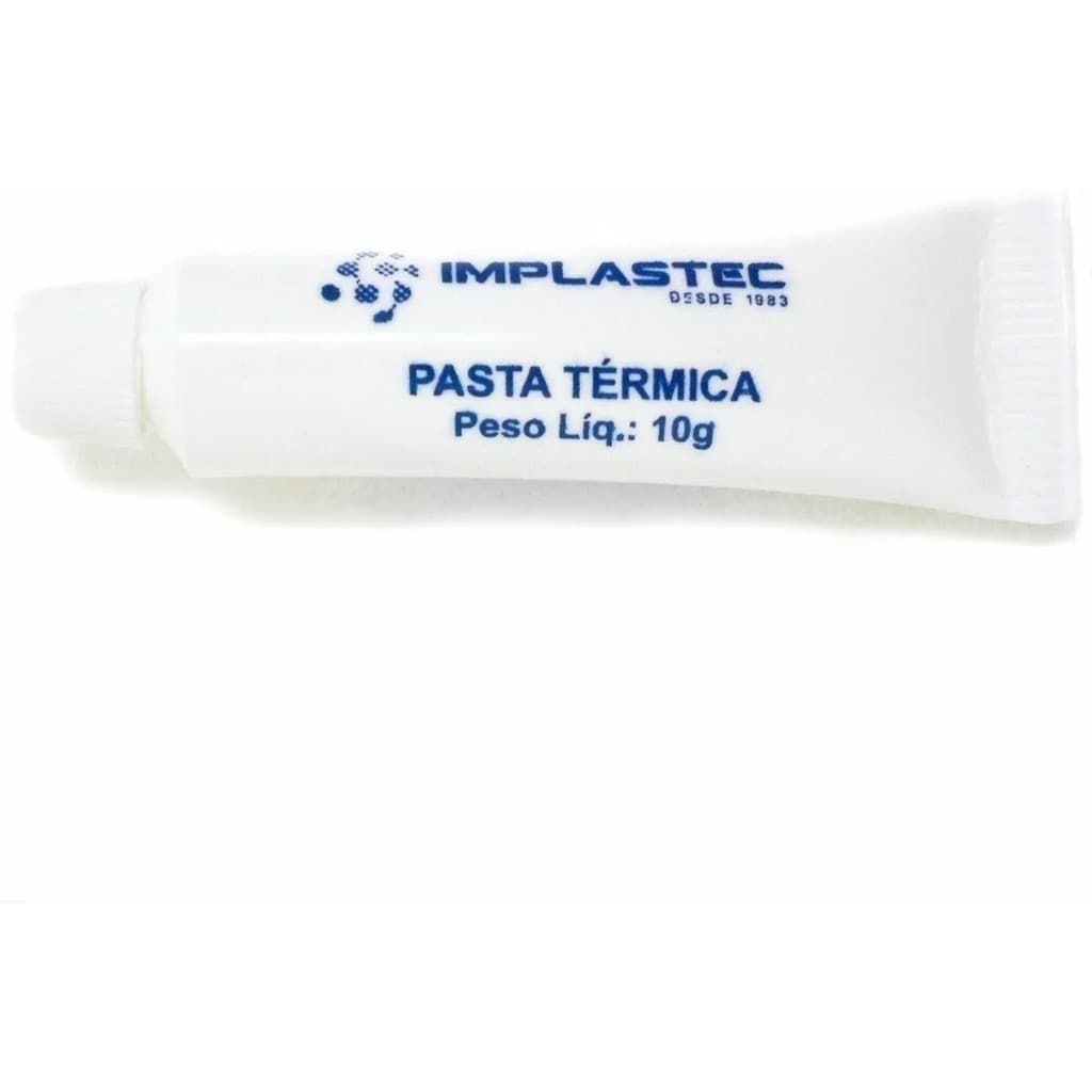 Pasta Térmica 10G de Silicone de alto peso molecular Branca - Bisnaga 10g = UTILIZADA EM sistemas de medição de temperatura