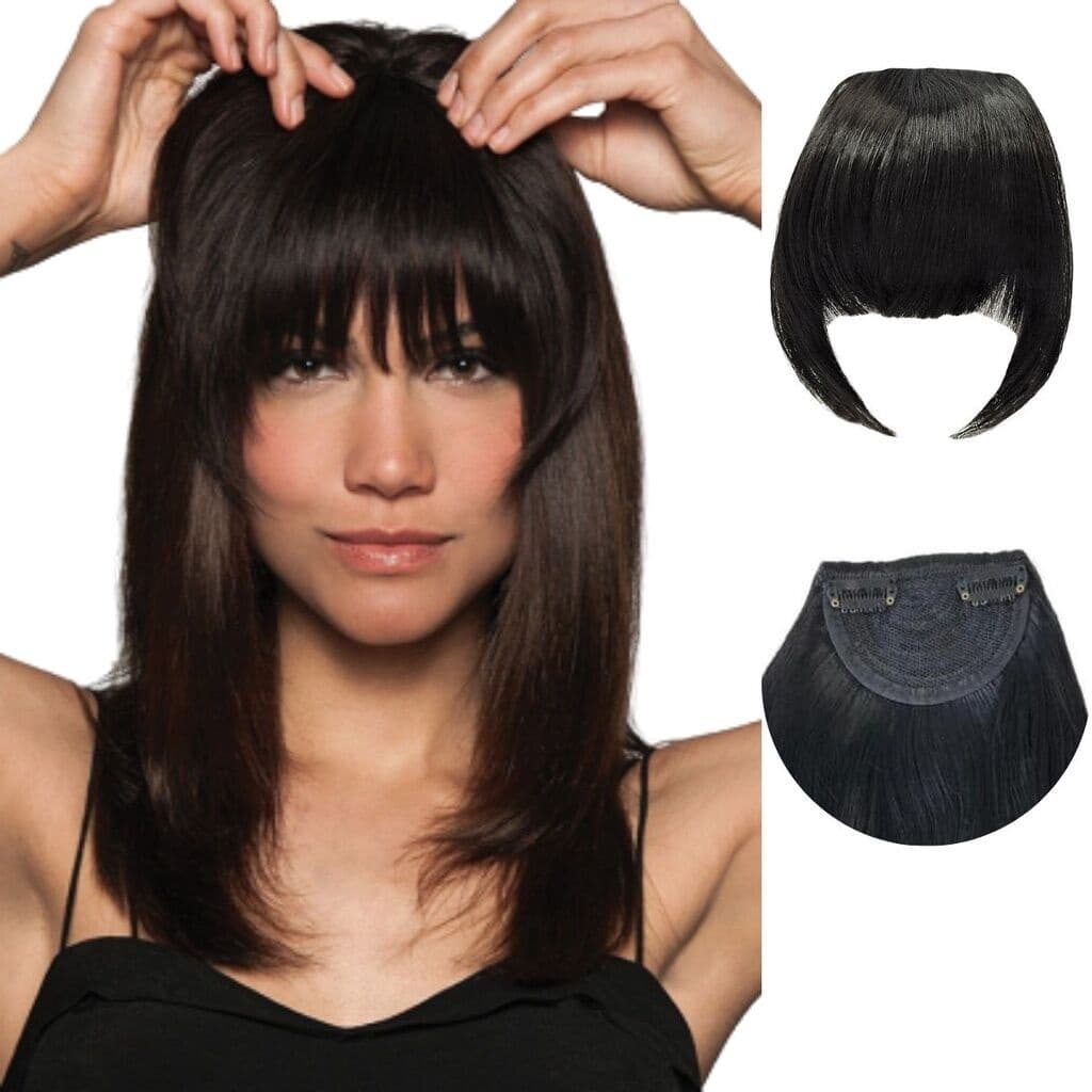 Franja de Tic Tac lisa Idêntica ao Cabelo Humano