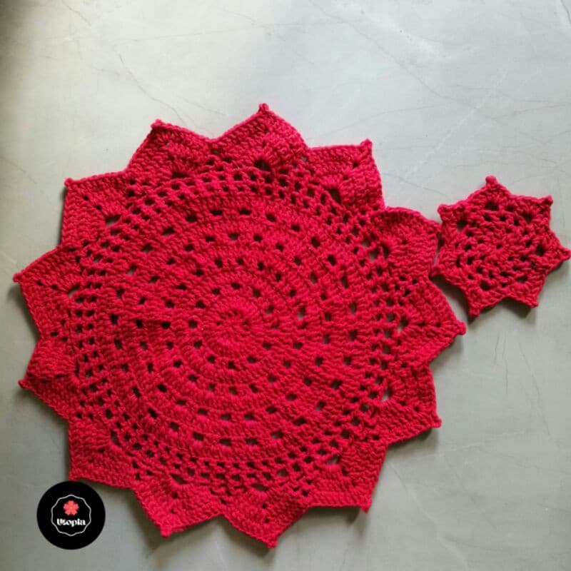 JOGO AMERICANO  ( Porta copo + Suporte para prato) SOUPLAST + Porta Copo/Kit com 12 peças