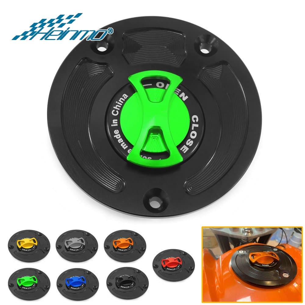 Para KAWASAKI ZX10R ZX6R ZX14 Z1000 NINJA1000 NINJA650R ER6N VERSYS CONCOURS Z750 Tampa Do Tanque De Combustível Gás Ace