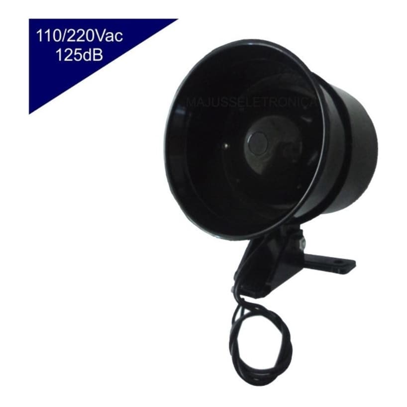 Sirene Para Alarme Bivolt 110v 220v Potente Forte 125db 1tom