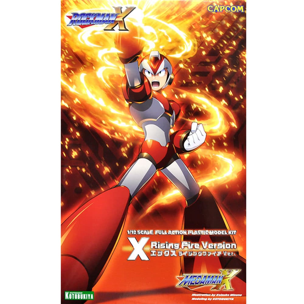KotobukIya Mega Man X Rising Fire Version Model Kit 1/12