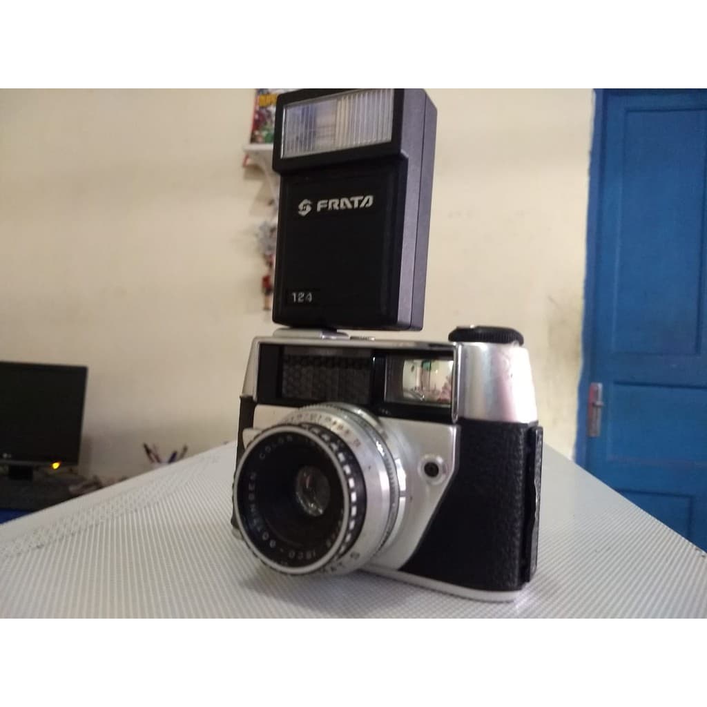 Maquina Fotográfica + flex Ferrania Electa 2