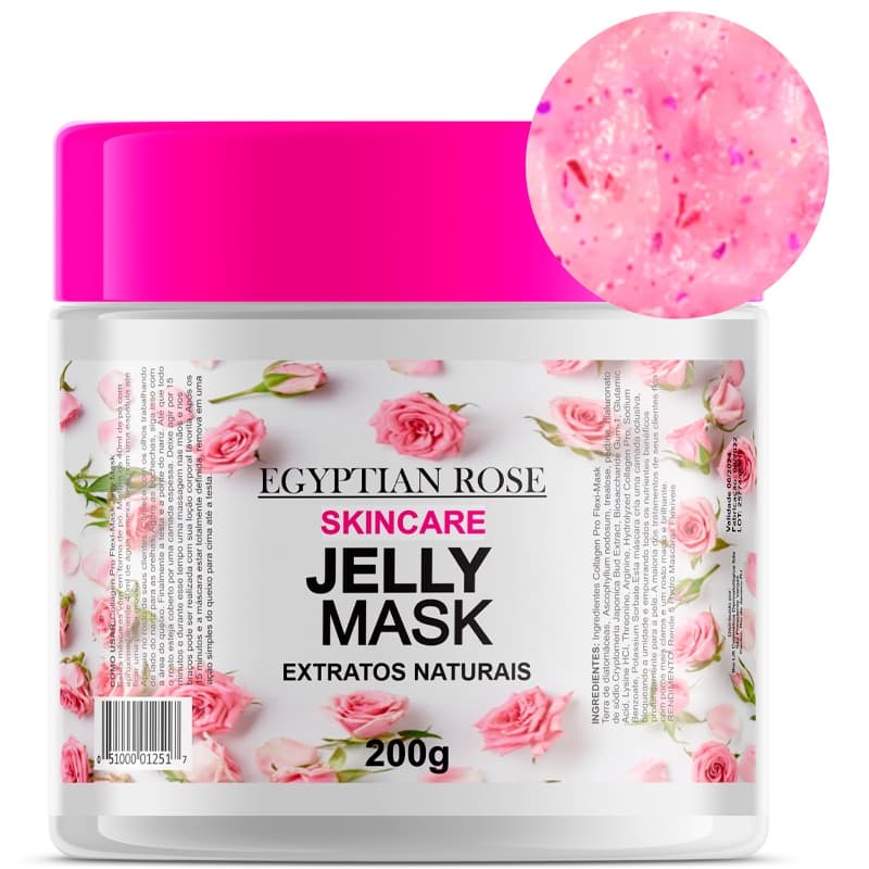 mascara gelatinosa facial jely mask incrível