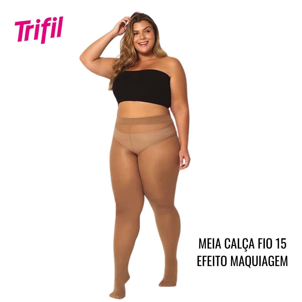 Meia Calca Trifil Fio 15 Plus Size Feminina