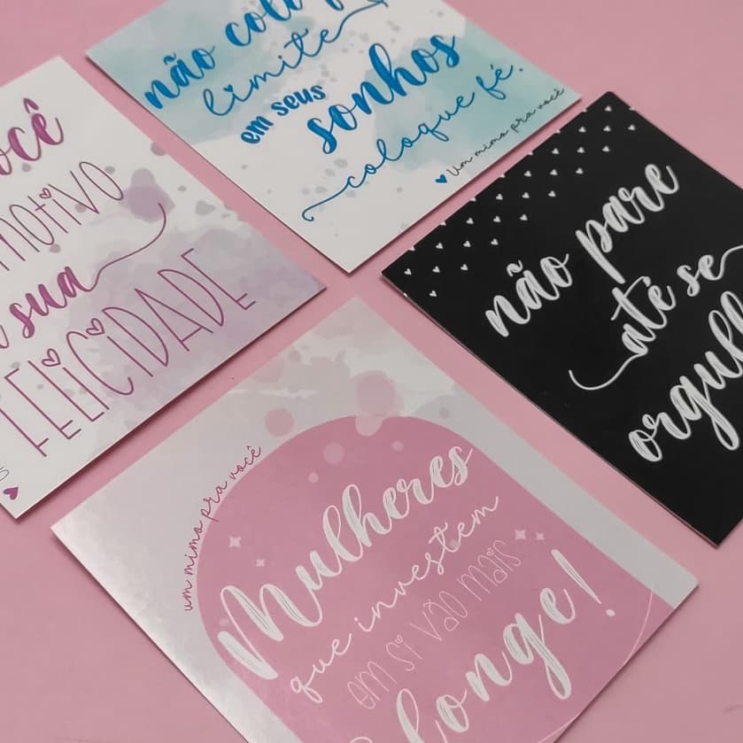 Cartão mimo motivacional -Mimo para seu cliente 25 unidades