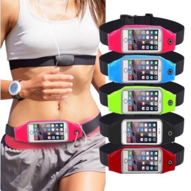 Kit [Atacado 6 unidade] Pochete Multiuso Esportivo Com Bolsos Para Celular / Ar / Livre