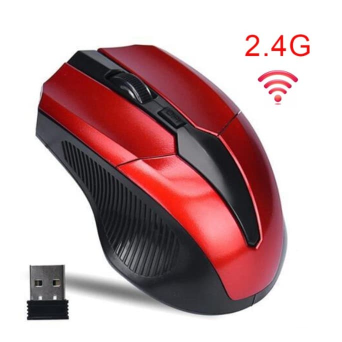 Mouse Óptico Sem Fio De 2.4ghz Gamer New Game Mause Com Receptor Usb Para Laptops Pc