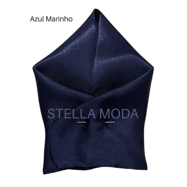 Lenço de bolso Azul Marinho / negócio/casamento/igrejas/congresso/uniforme