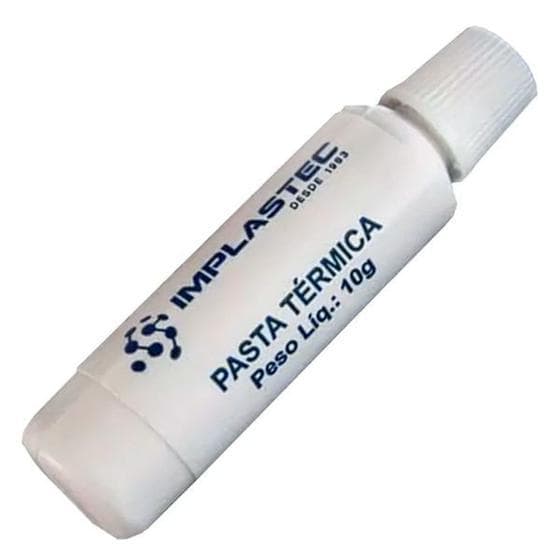 Pasta Térmica de Silicone Para Processador CPU Implastec Bisnaga, 10g