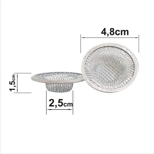 kit 5 Peneira para tanque pequeno segurar sujeira evita entupir Ralinho telado japonês para tanque