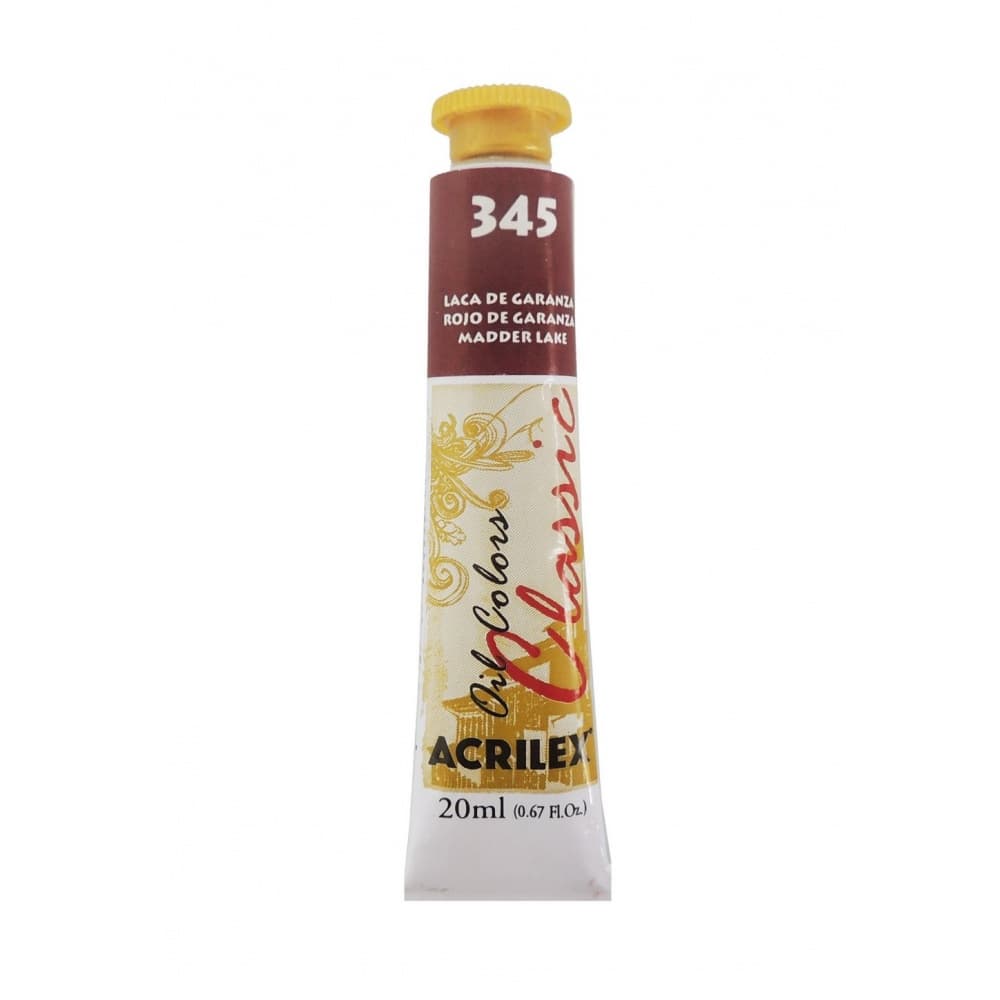 Tinta a Oleo Laca de Garanza 345 - Acrilex 20 ml