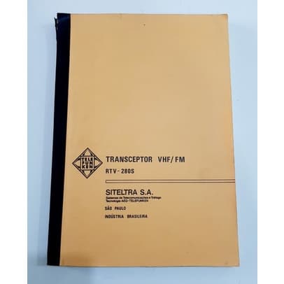 Transceptor Vhf/fm Rfv - 280s // Siteltra S.a.