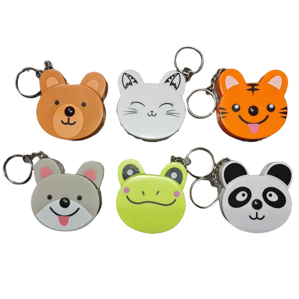 Chaveiro Trena Bichinhos 1,5 Metros Automático