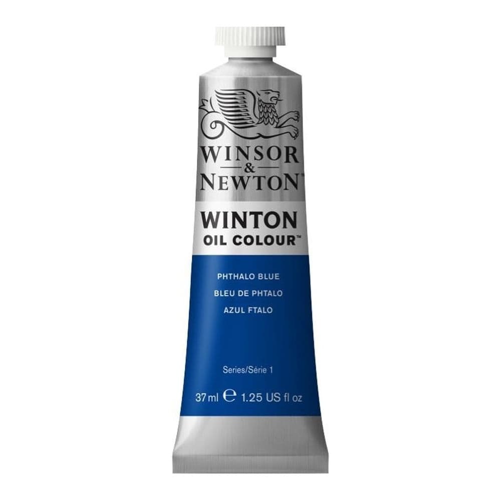 Tinta Óleo Winton Winsor & Newton 37ml 516 Phthalo Blue