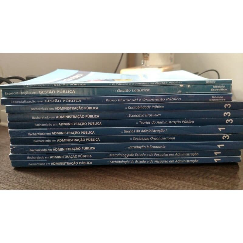 Livro gestão e administração pública usado antigos