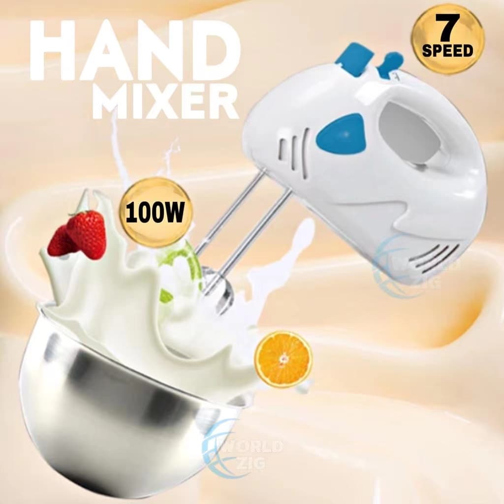 Batedeira De Mãos Elétrica Potente E Versátil 7 Velocidade Mini Batedeira Mixer 220v
