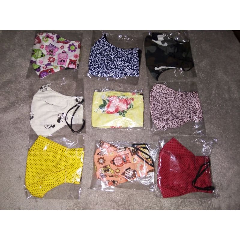 máscaras 3d 5 por 20