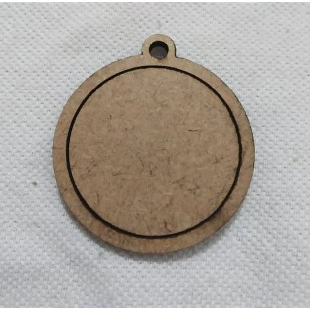Kit com 30 Mini Bastidores Pingente 4cm MDF CRU Lindos Faça e Venda
