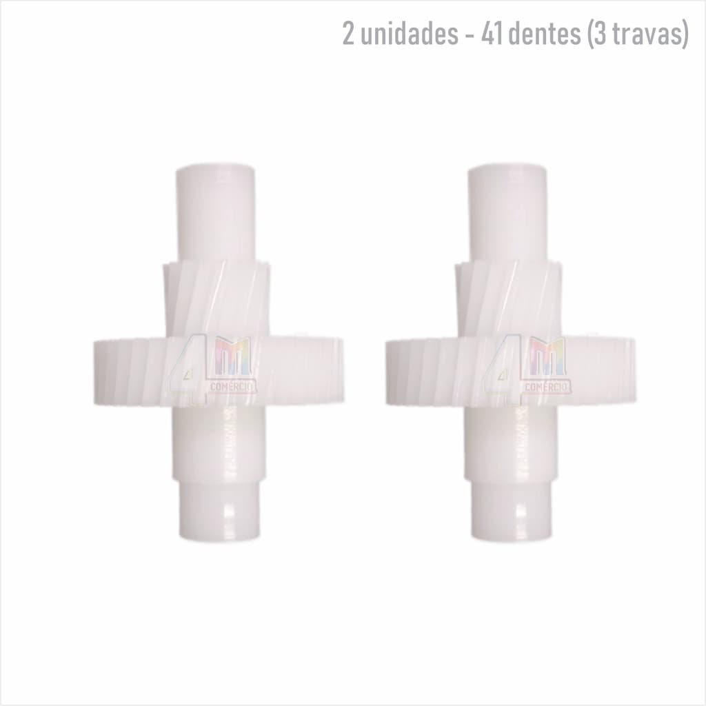 2 Engrenagens Batedeira Compatível Arno 41 dentes BCIR 3 Travas Y