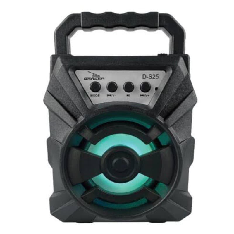 Caixa de Som Portátil Bluetooth 10W USB Cartão SD Rádio FM MP3 Player D-S25