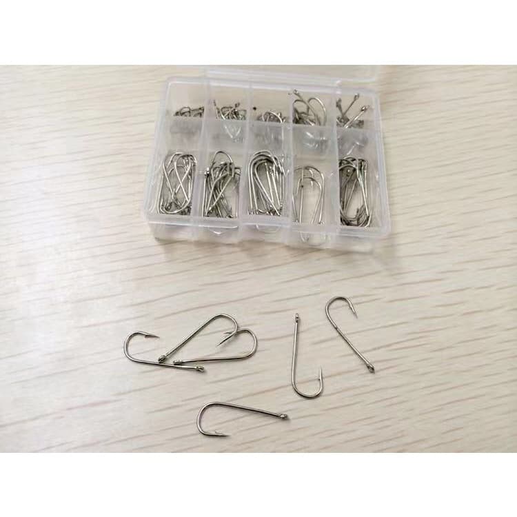 Anzóis Caixa Com 50 Pçs / Misto Tamanho # 3~12