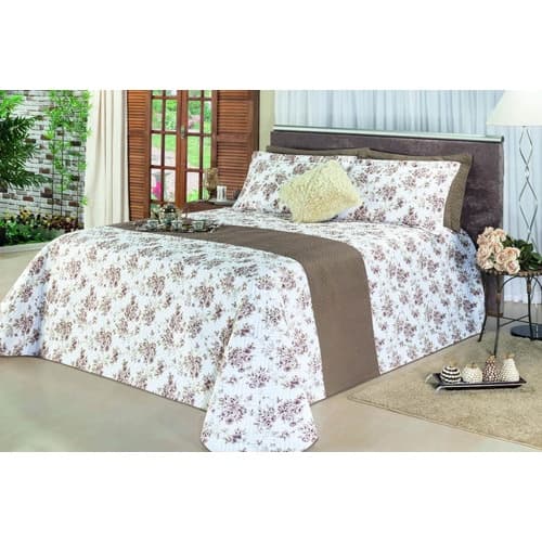 Cobre Leito Casal King Algodao California Ibitinga