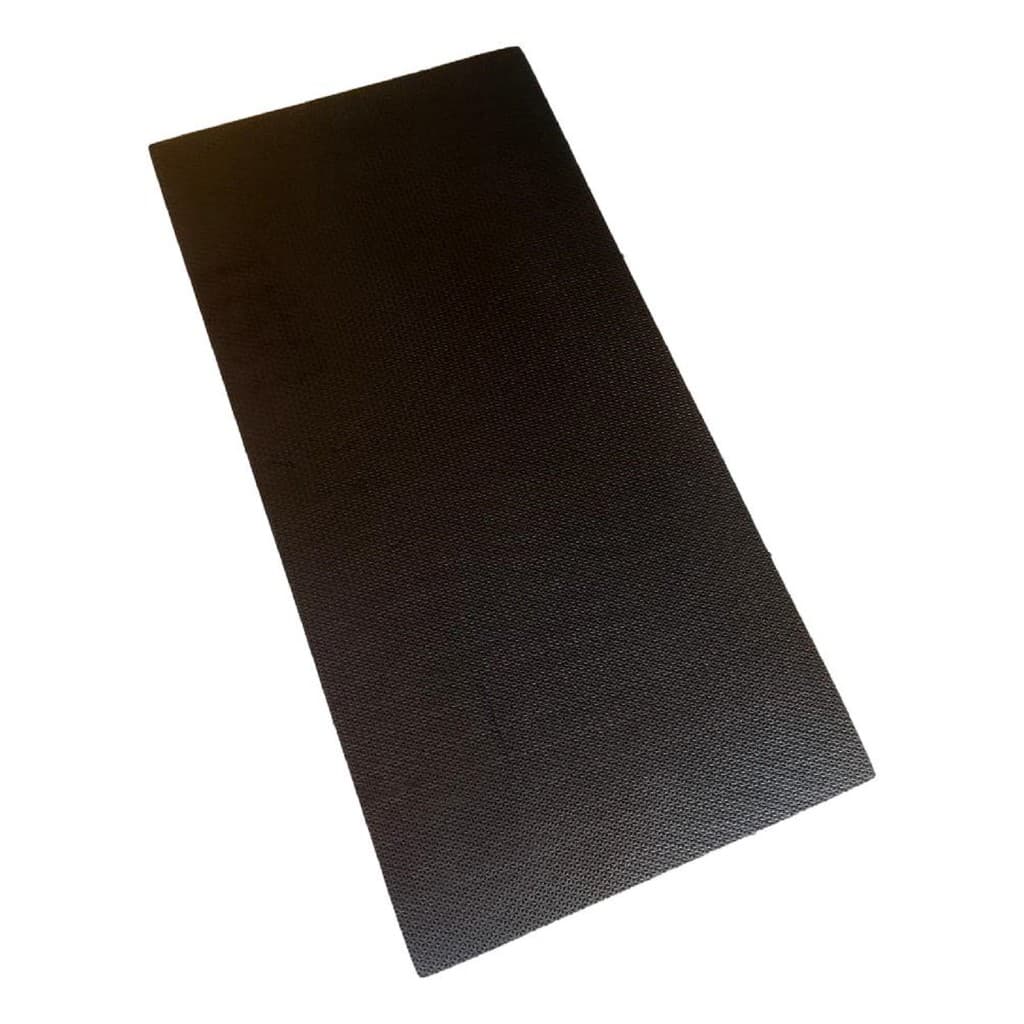 Colchonete Tatame Tapete EVA 100x50x1cm 10mm Preto Yoga Pilates Ginástica Ioga