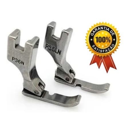 02 Sapatas Calcador Pregar Zíper Esquerdo Direito Industrial