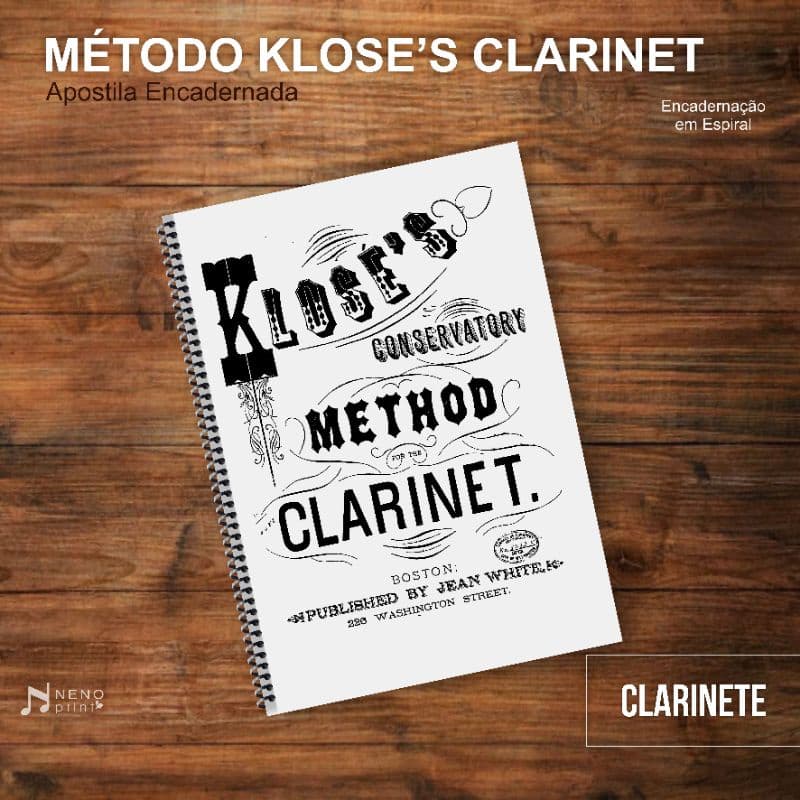 Método Klose Clarinete - Apostila Encadernada