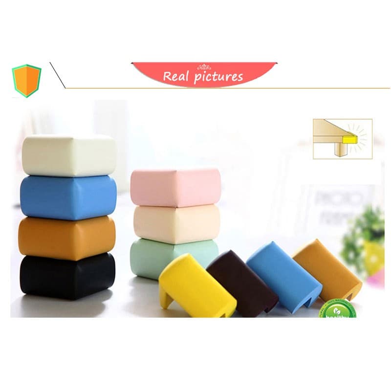 Cantoneira Protetor De Quina Canto Borda com Adesivo Bebê Criança Móveis