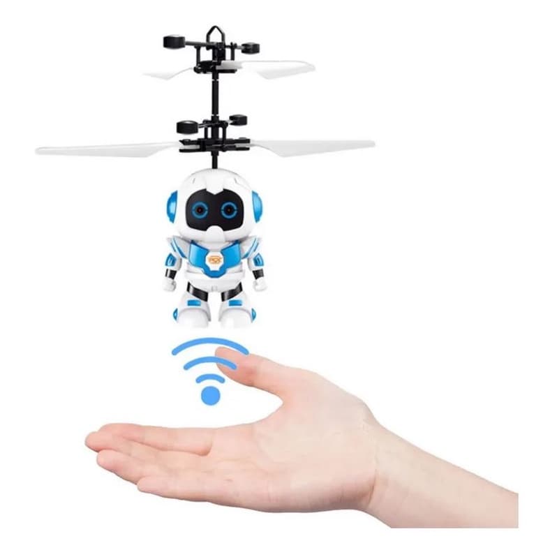 Mini Drone Brinquedo Robô Voador Infravermelho Voa Verdade