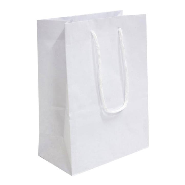 Sacolas Branca De Papel 10 a 50 Unidades Bolsa Festa Lembrancinha Surpresa 90gr Diversos Tamanhos