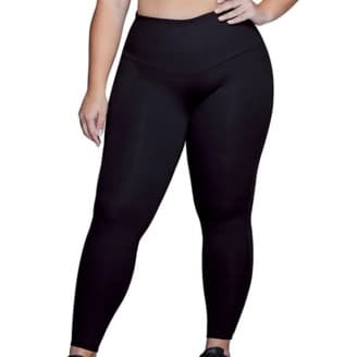 Legging Plus Size Em Suplex Macio Cintura Alta G1 G2 G3
