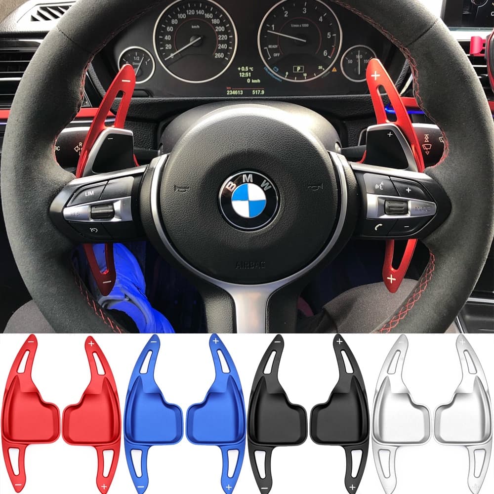 Para BMW GT X1 X2 X3 X4 X5 X6 i8 320I 328I F21 F20 F30 1 2 3 4 5 6 7 Série Volante de carro DSG Shift Paddle Extension