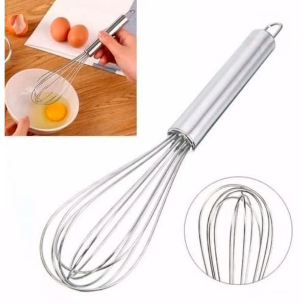 Fouet Fuê Batedor de ovos Manual Aço Inox