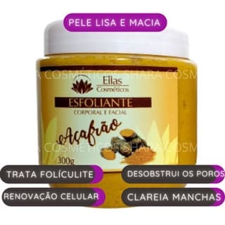 Esfoliante Corporal e Facial Açafrão