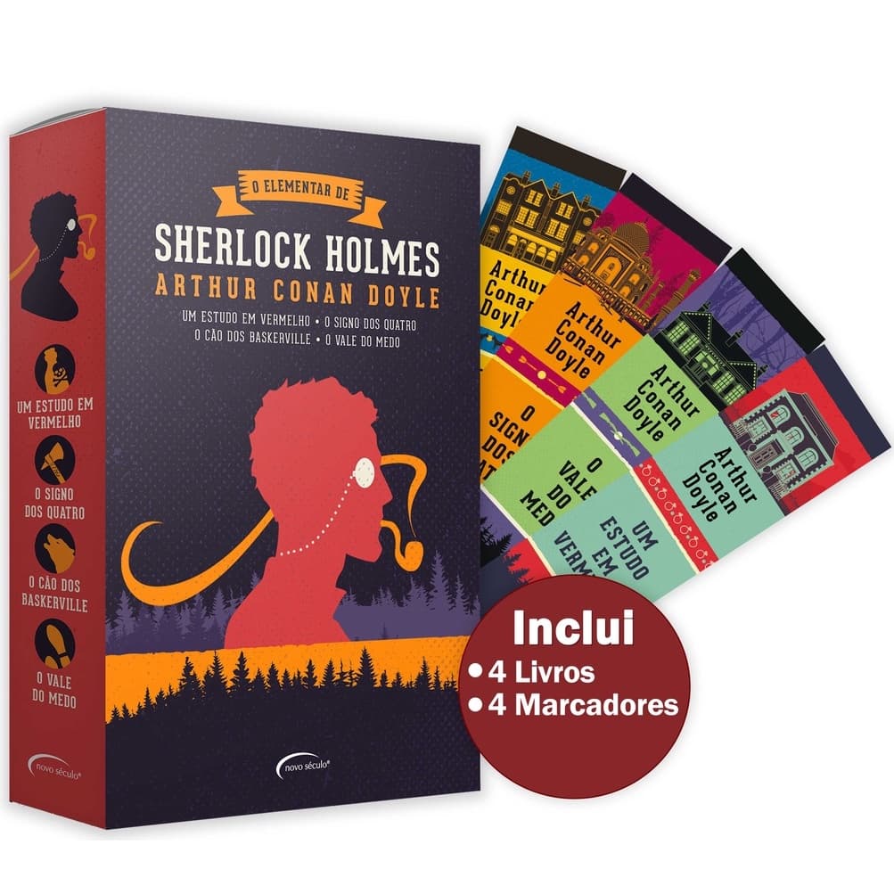 Box O Elementar de Sherlock Holmes - 4 Livros