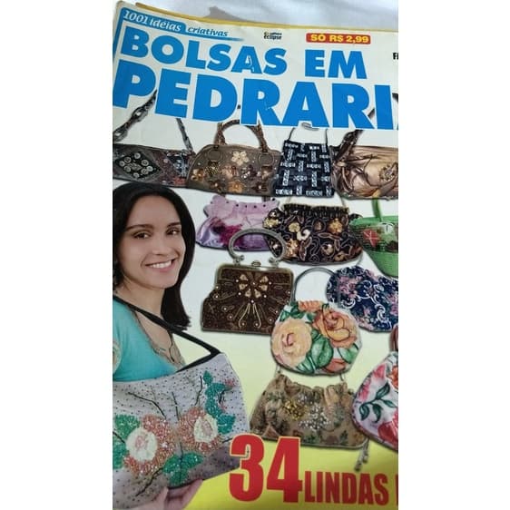 Revista Artesanato Bolsas em Pedraria/Só Alegria