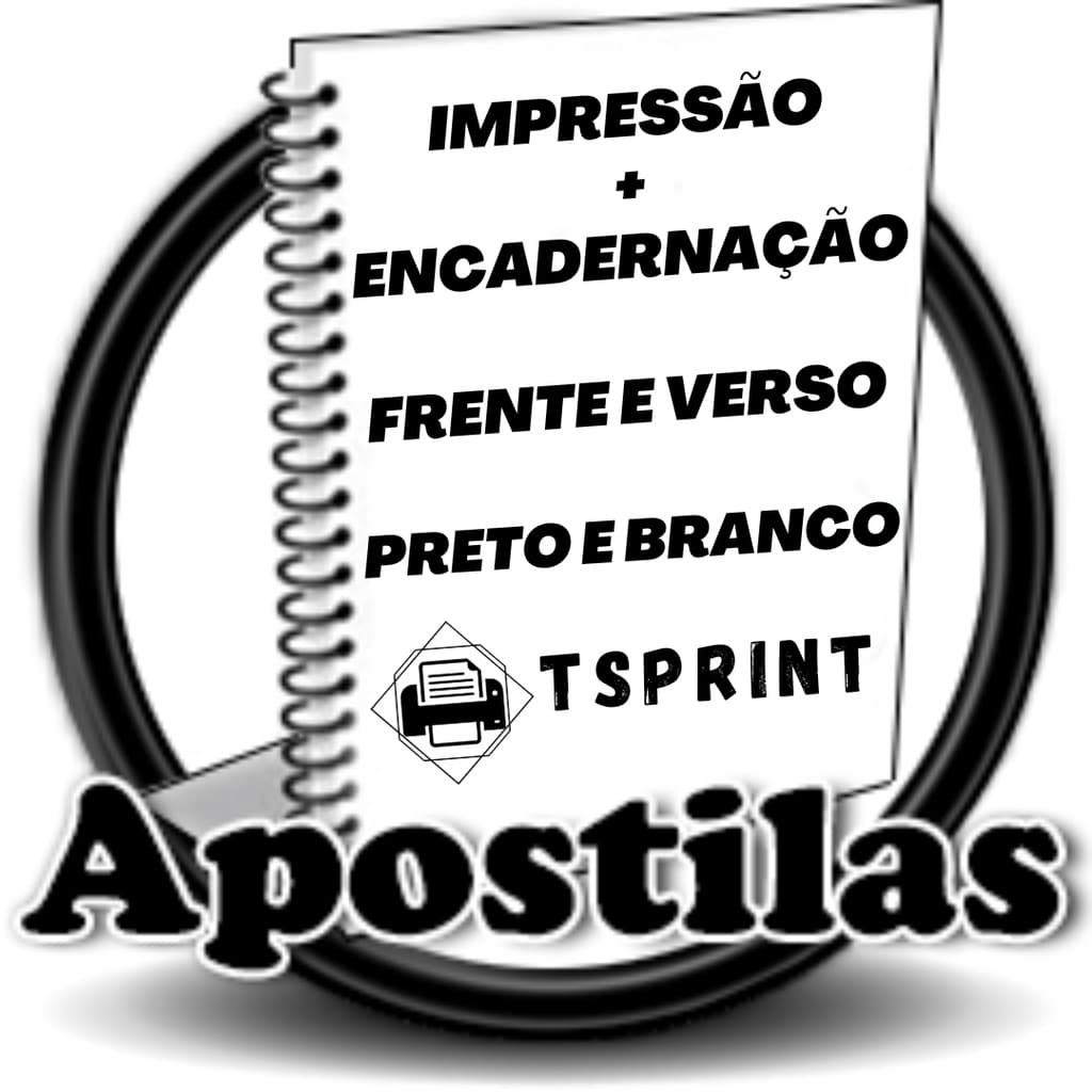 Impressão de Apostilas de 100 Até 500 páginas + 1 Encadernação