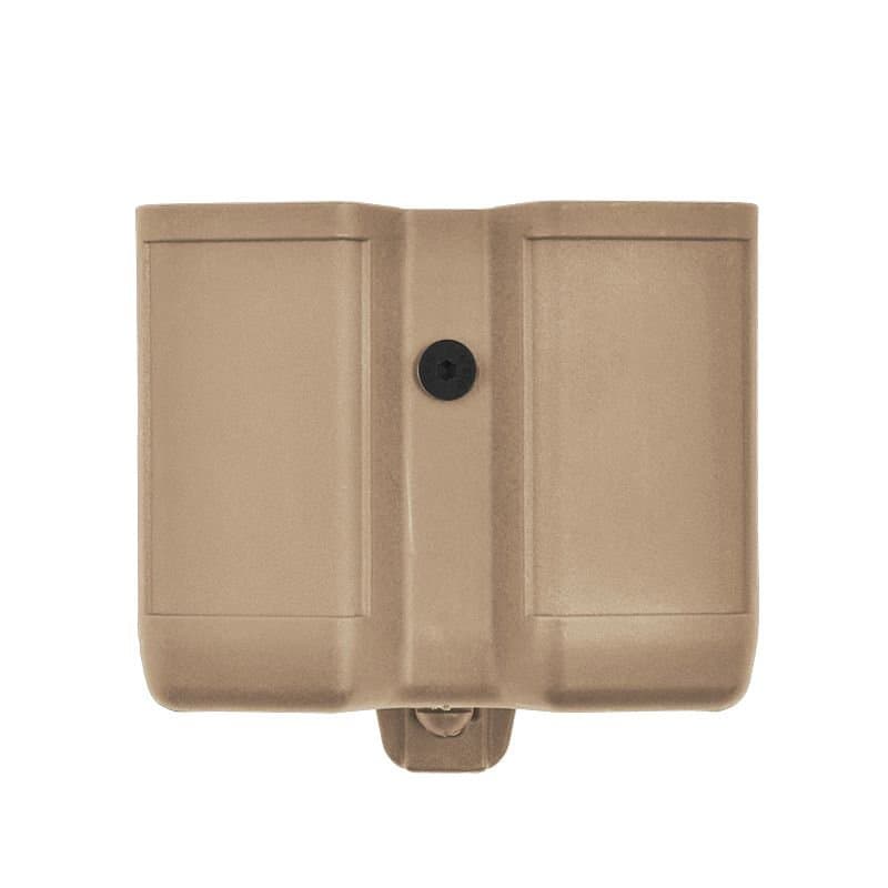 Porta Carregador Duplo Cinto Clip Bélica - Coyote