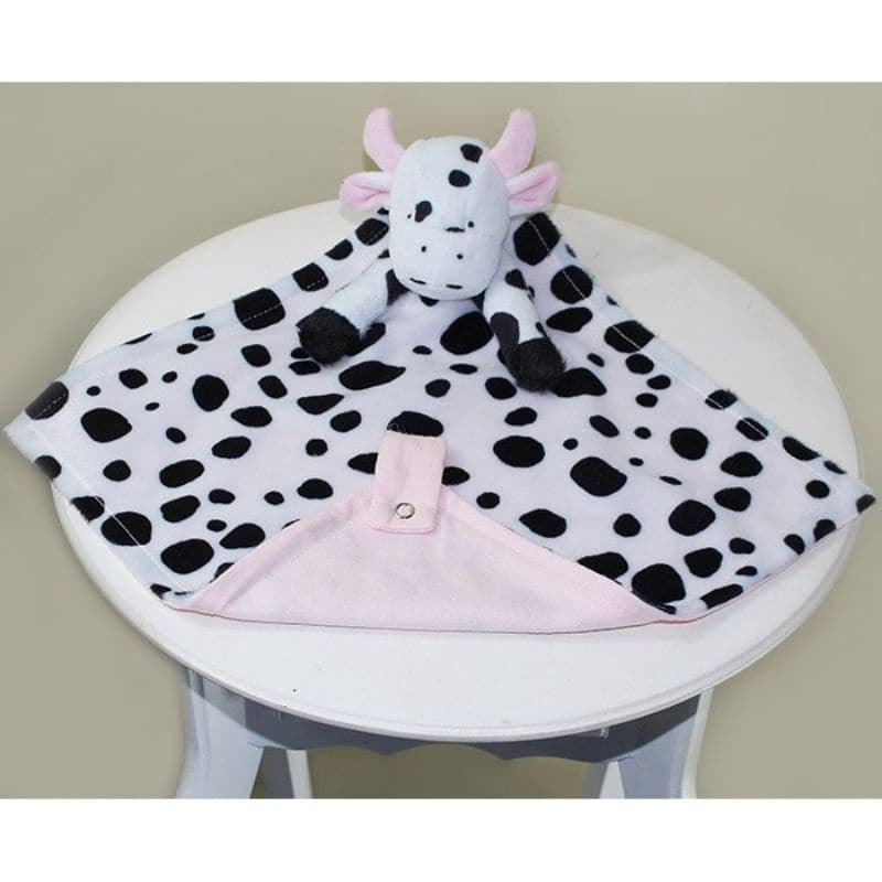 Naninha com Porta Chupeta Vaquinha Mimosa 100% Algodão