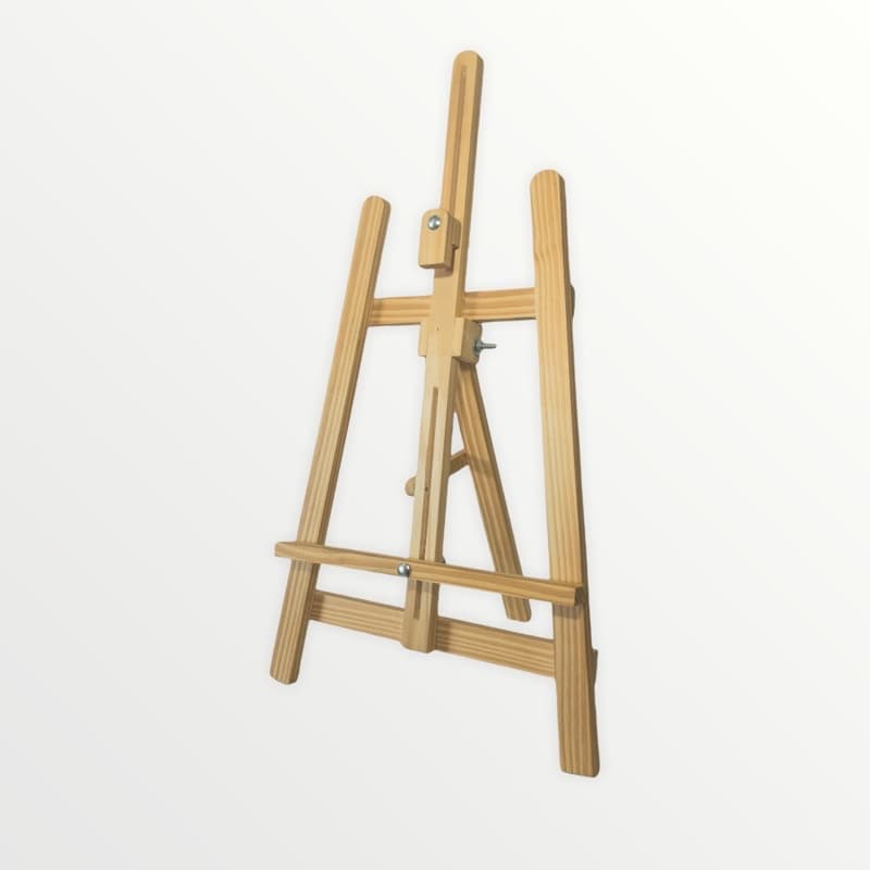 Cavalete Para Pintura em Tela ou Quadro Branco - Cavalete de Mesa ou Chão 70 cm