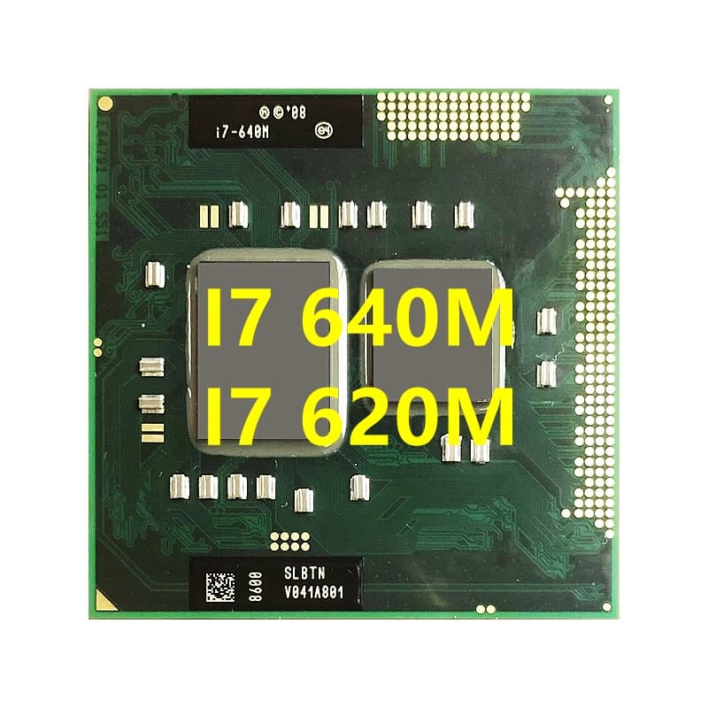 Tomada De Processador CPU i7 640M SLBTN i7 620M SLBTQ SLBPD Dual-Core Quad-Thread G1/rPGA988A