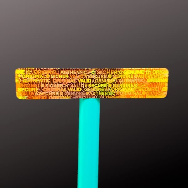 Selo Holográfico Original Authentic Genuine 50x10mm