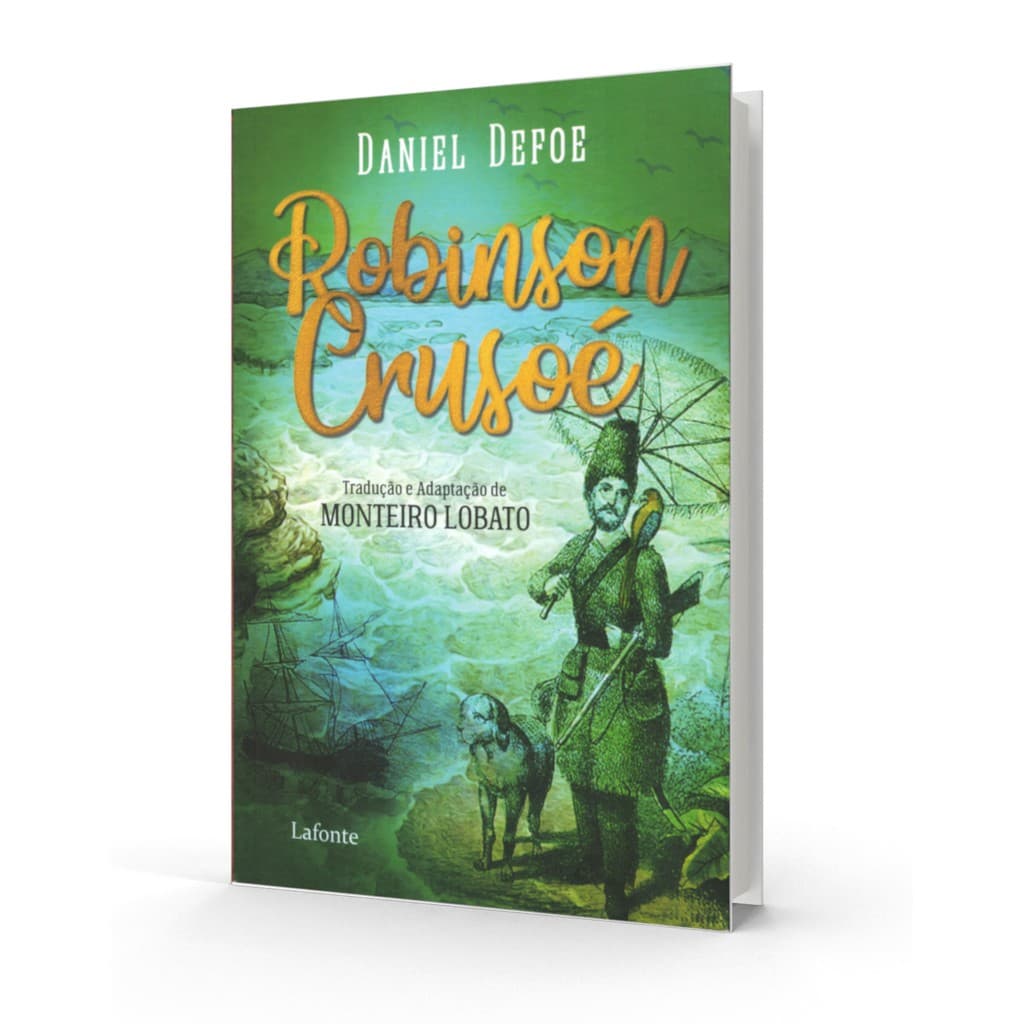Robinson Crusoé - Daniel Defoe - Tradução De Monteiro Lobato - ilustrado